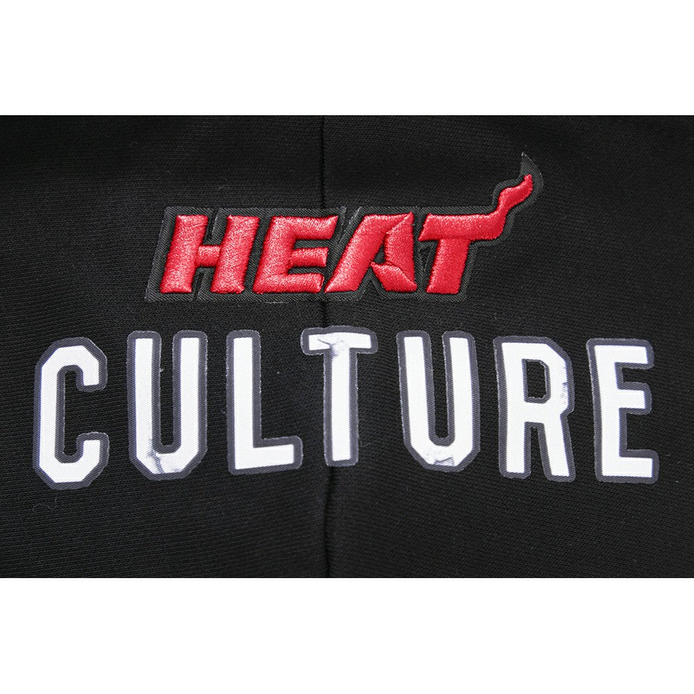 Black Miami Heat Pro Standard Women's 2023/24 City Edition Cropped Pullover Hoodie | NBA