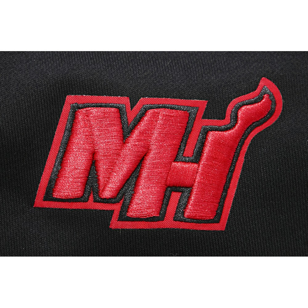 Black Miami Heat Pro Standard Women's 2023/24 City Edition Cropped Pullover Hoodie | NBA