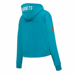 Teal Charlotte Hornets Pro Standard Women's 2023/24 City Edition Cropped Pullover Hoodie | NBA