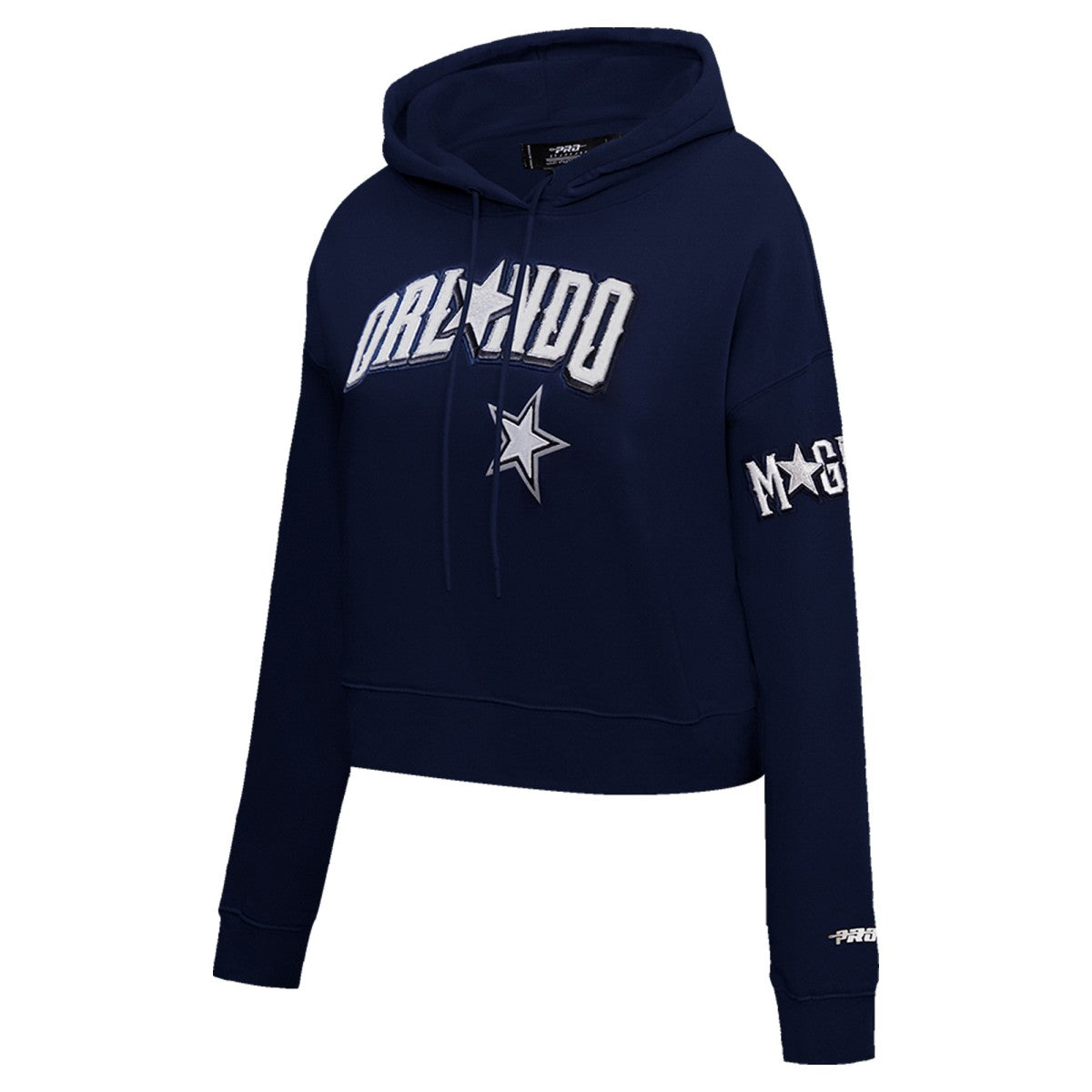 Navy Orlando Magic Pro Standard Women's 2023/24 City Edition Cropped Pullover Hoodie | NBA