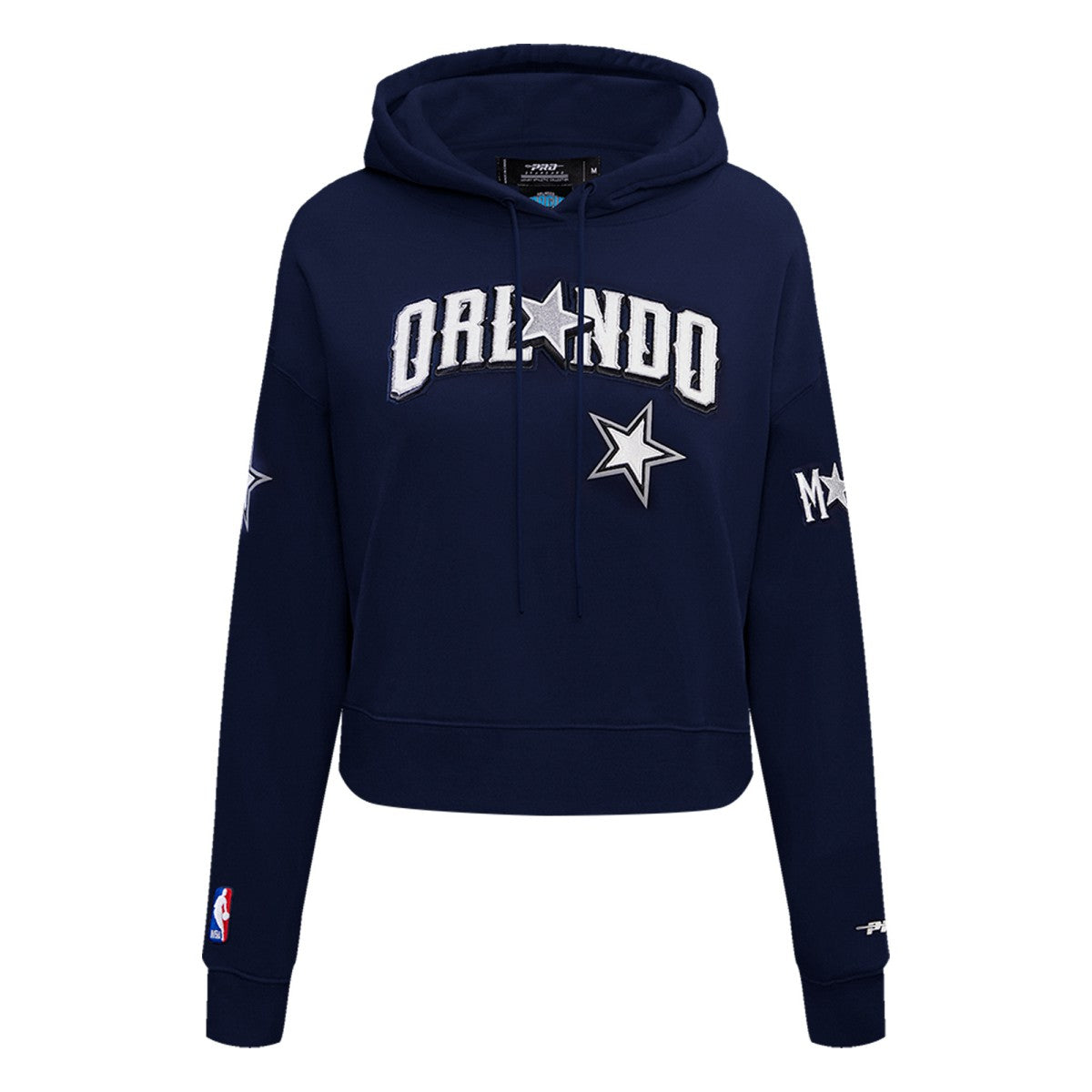 Navy Orlando Magic Pro Standard Women's 2023/24 City Edition Cropped Pullover Hoodie | NBA