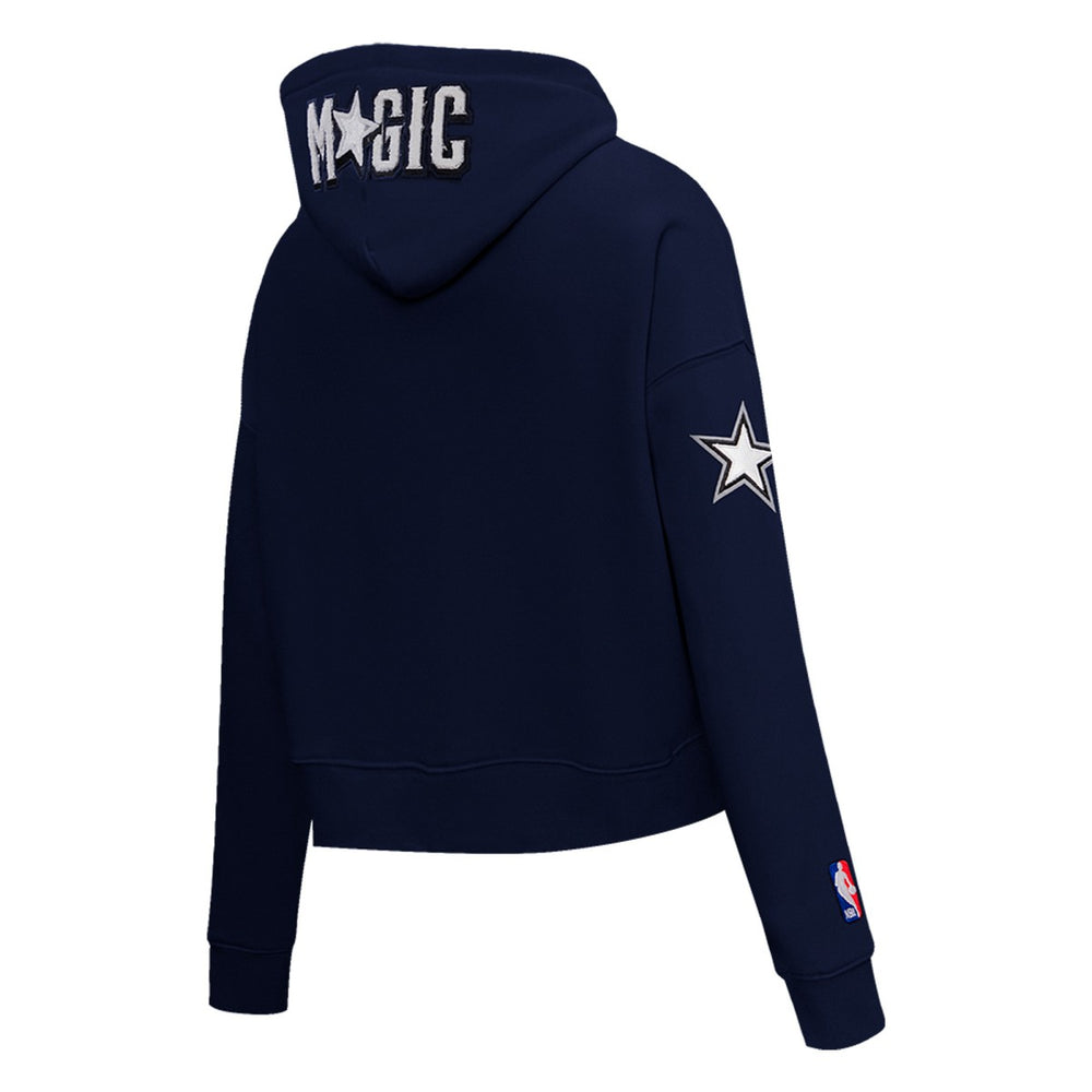 Navy Orlando Magic Pro Standard Women's 2023/24 City Edition Cropped Pullover Hoodie | NBA