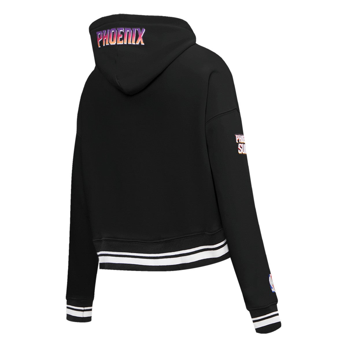 Black Phoenix Suns Pro Standard Women's 2023/24 City Edition Cropped Pullover Hoodie | NBA