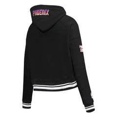 Black Phoenix Suns Pro Standard Women's 2023/24 City Edition Cropped Pullover Hoodie | NBA