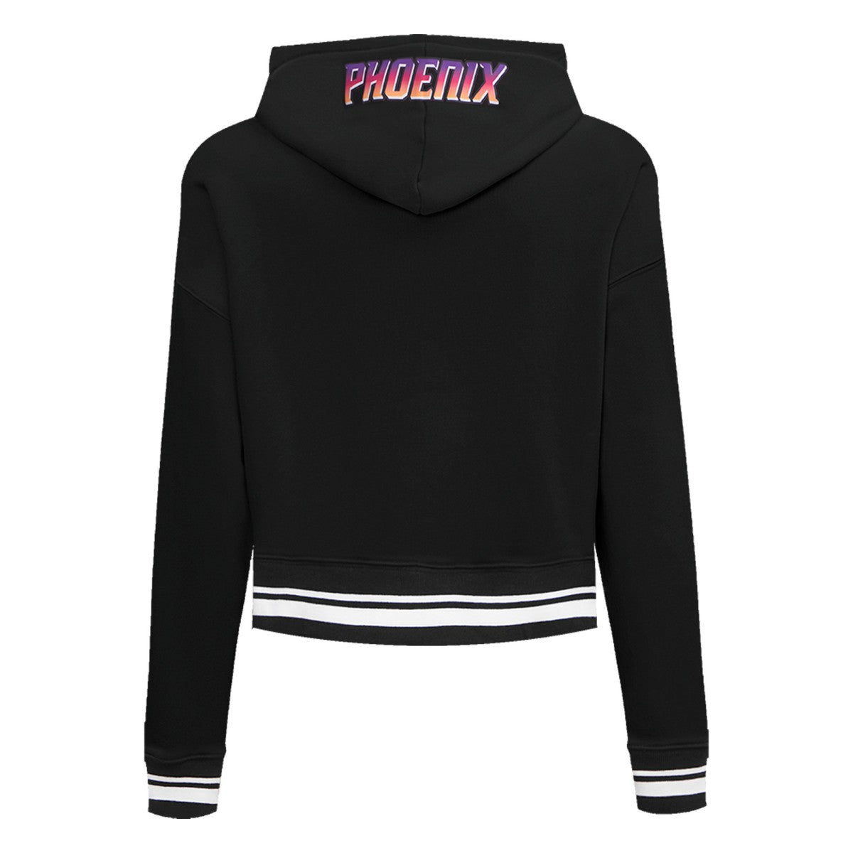 Black Phoenix Suns Pro Standard Women's 2023/24 City Edition Cropped Pullover Hoodie | NBA
