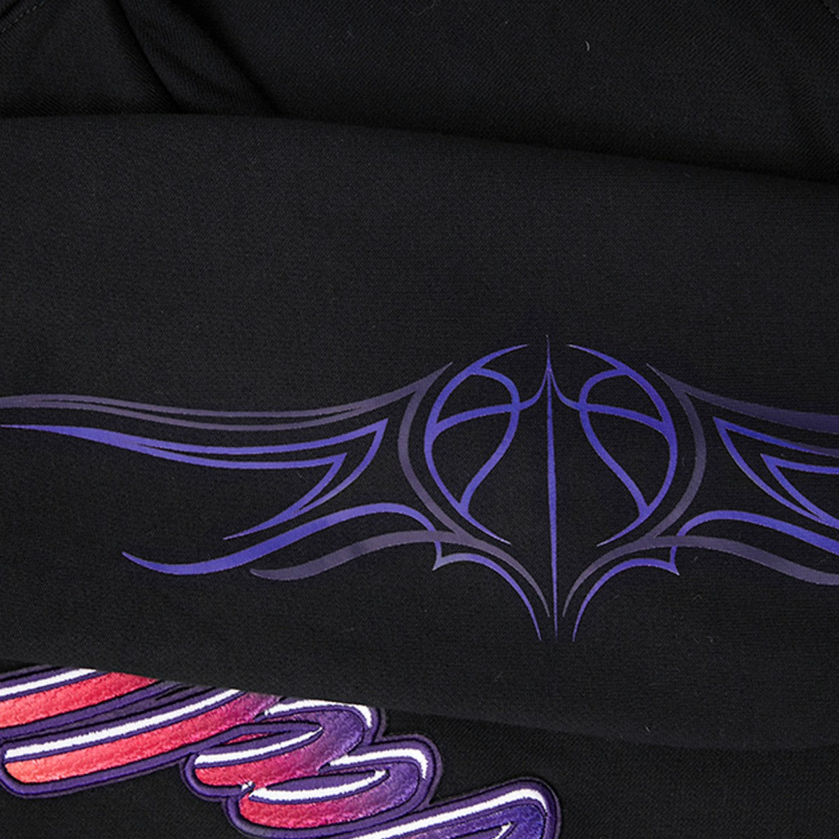 Black Phoenix Suns Pro Standard Women's 2023/24 City Edition Cropped Pullover Hoodie | NBA
