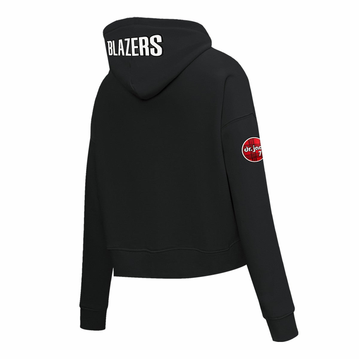 Black Portland Trail Blazers Pro Standard Women's 2023/24 City Edition Cropped Pullover Hoodie | NBA