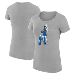 Heather Gray Dallas Mavericks G-III 4Her by Carl Banks Women's Super-Slim Fit Lightweight Basketball Girls T-Shirt sale | NBA