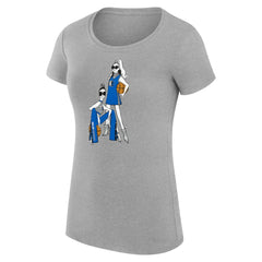 Heather Gray Dallas Mavericks G-III 4Her by Carl Banks Women's Super-Slim Fit Lightweight Basketball Girls T-Shirt sale | NBA
