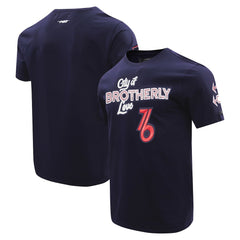 Navy Philadelphia 76ers Pro Standard 2023 City Edition T-Shirt | NBA