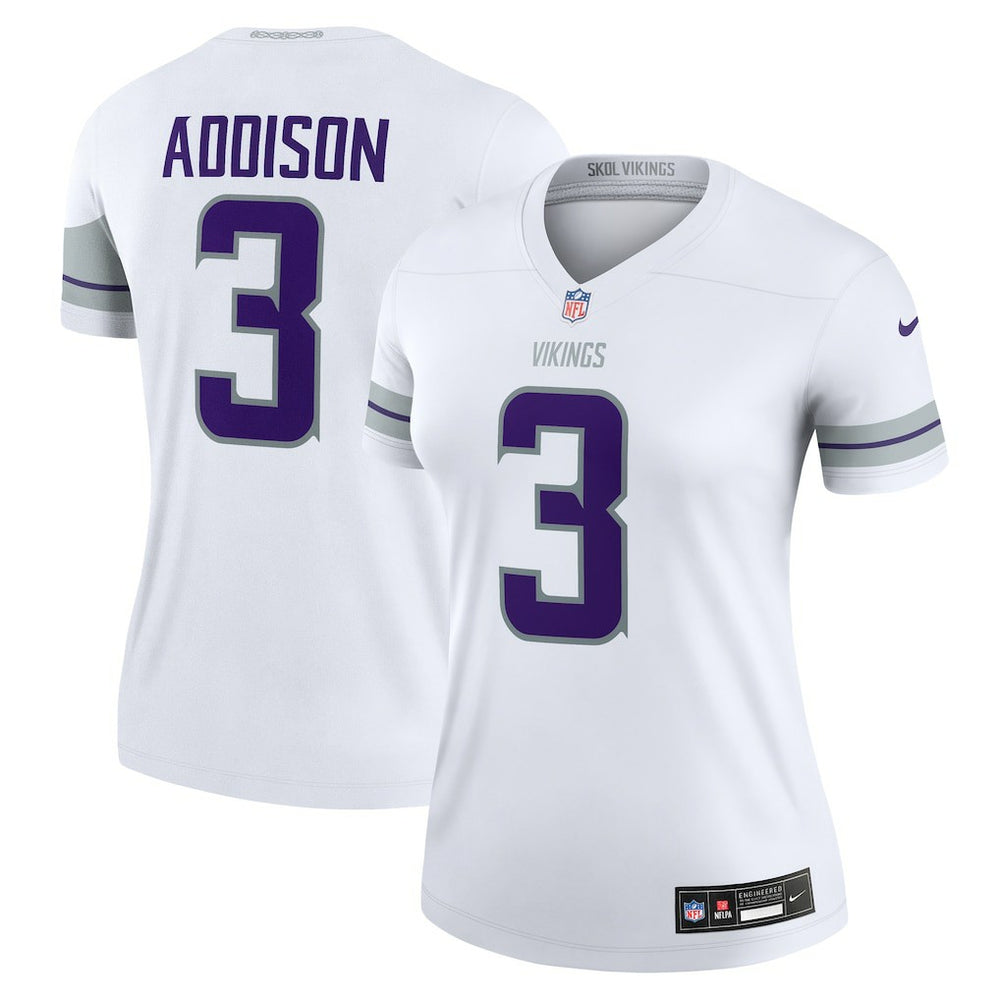 Minnesota Vikings Jordan Addison  Women's Alternate Legend Player Performance Top | NFL On sale