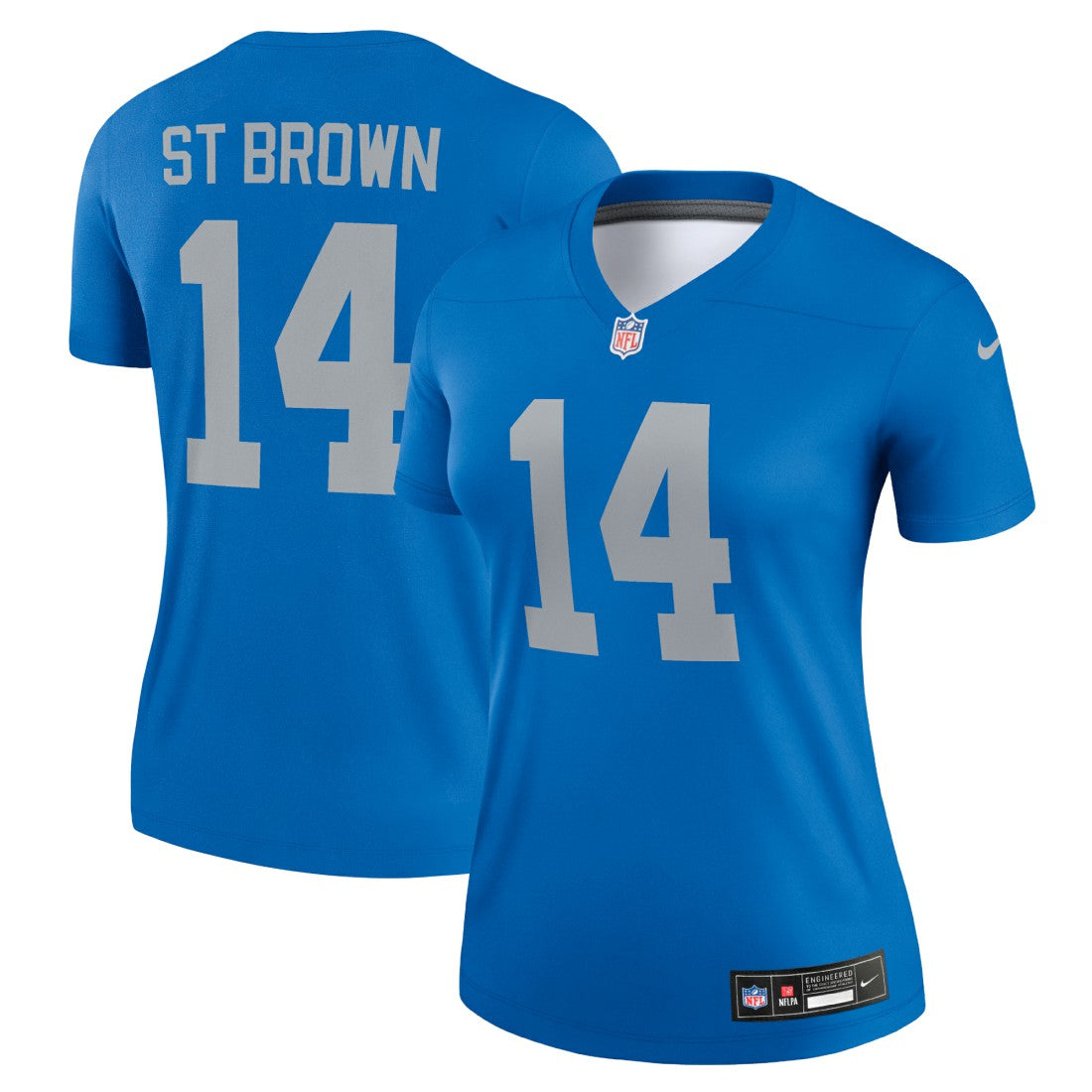 Detroit Lions Amon-Ra St. Brown  Women's Alternate Legend Player Performance Top | NFL Outlet