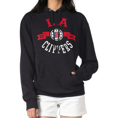 Black LA Clippers G-III 4Her by Carl Banks Women's City Pullover Hoodie | NBA