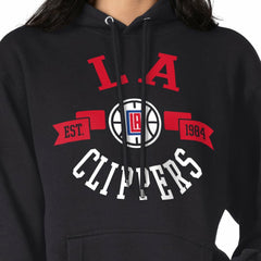 Black LA Clippers G-III 4Her by Carl Banks Women's City Pullover Hoodie | NBA