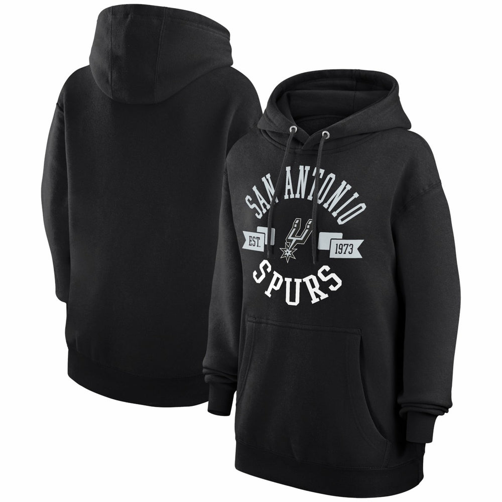 Black San Antonio Spurs G-III 4Her by Carl Banks Women's City Pullover Hoodie | NBA
