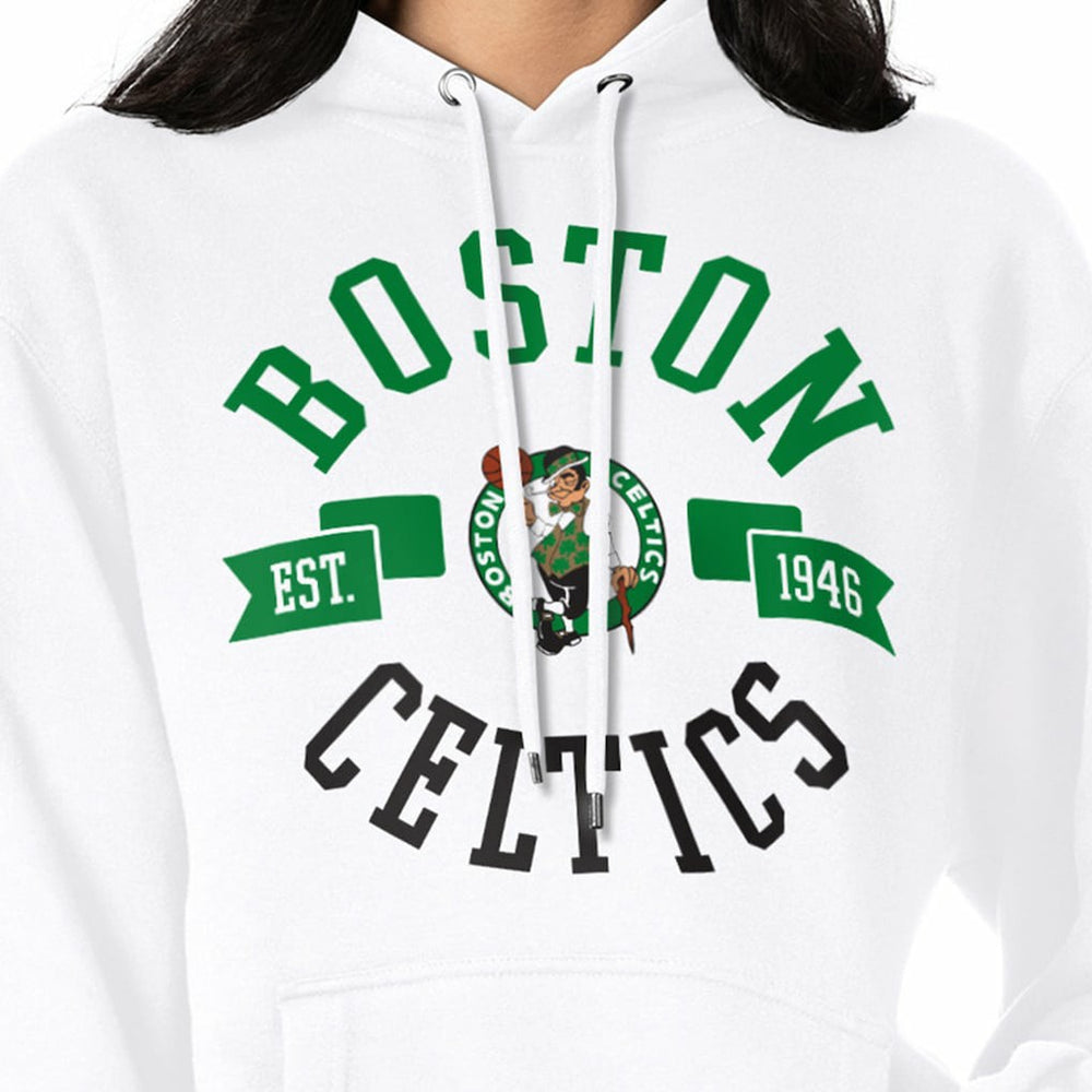 White Boston Celtics G-III 4Her by Carl Banks Women's City Pullover Hoodie | NBA