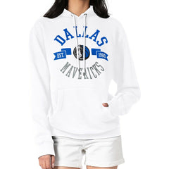 White Dallas Mavericks G-III 4Her by Carl Banks Women's City Pullover Hoodie sale | NBA