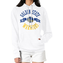 White Golden State Warriors G-III 4Her by Carl Banks Women's City Pullover Hoodie sale | NBA