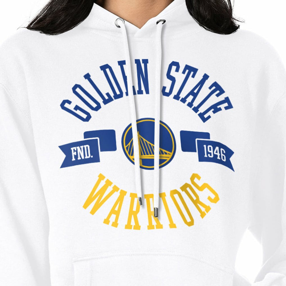 White Golden State Warriors G-III 4Her by Carl Banks Women's City Pullover Hoodie sale | NBA