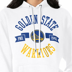 White Golden State Warriors G-III 4Her by Carl Banks Women's City Pullover Hoodie sale | NBA