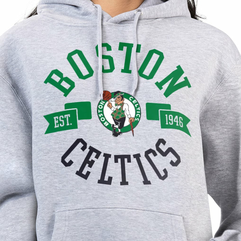 Heather Gray Boston Celtics G-III 4Her by Carl Banks Women's City Pullover Hoodie | NBA