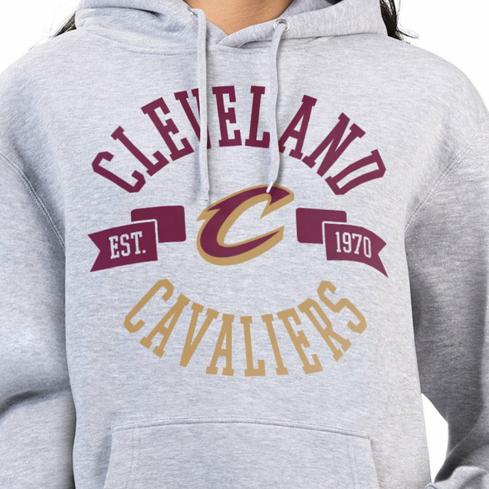 Heather Gray Cleveland Cavaliers G-III 4Her by Carl Banks Women's City Pullover Hoodie sale | NBA