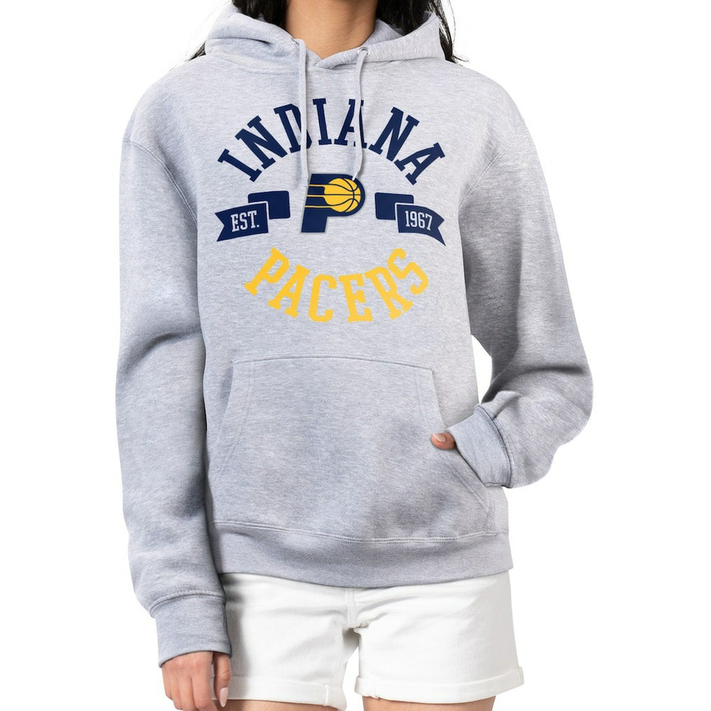 Heather Gray Indiana Pacers G-III 4Her by Carl Banks Women's City Pullover Hoodie | NBA
