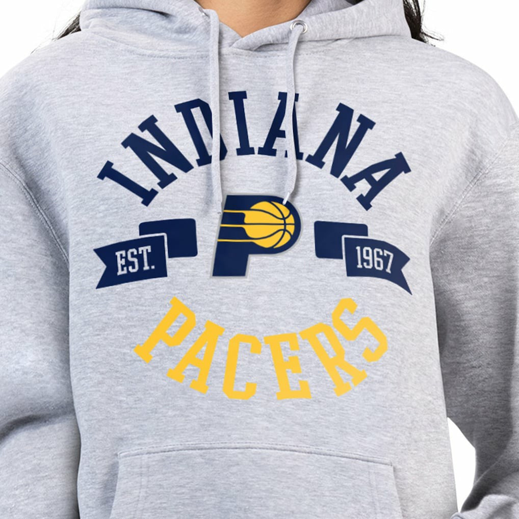Heather Gray Indiana Pacers G-III 4Her by Carl Banks Women's City Pullover Hoodie | NBA