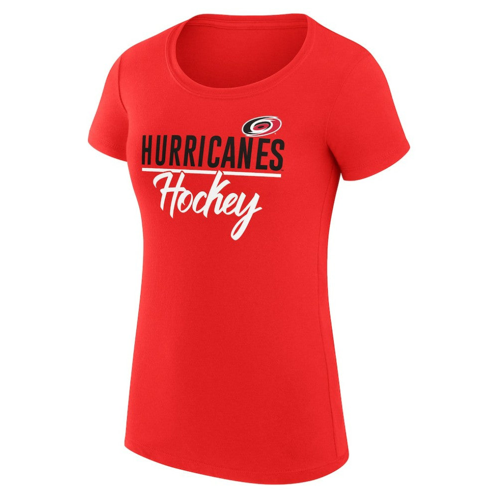 Carolina Hurricanes G-III 4Her by Carl Banks Women's Super-Slim Fit Lightweight Team Sport T-Shirt -  NHL T-shirts