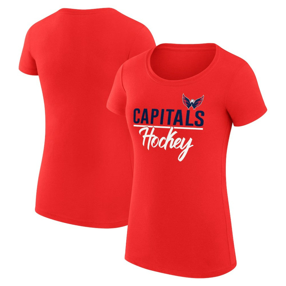 Washington Capitals G-III 4Her by Carl Banks Women's Super-Slim Fit Lightweight Team Sport T-Shirt -  NHL T-shirts