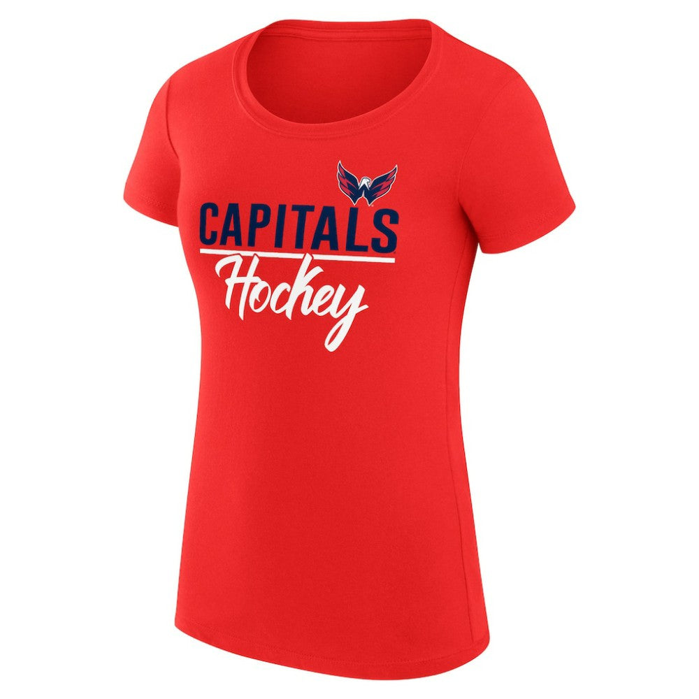 Washington Capitals G-III 4Her by Carl Banks Women's Super-Slim Fit Lightweight Team Sport T-Shirt -  NHL T-shirts