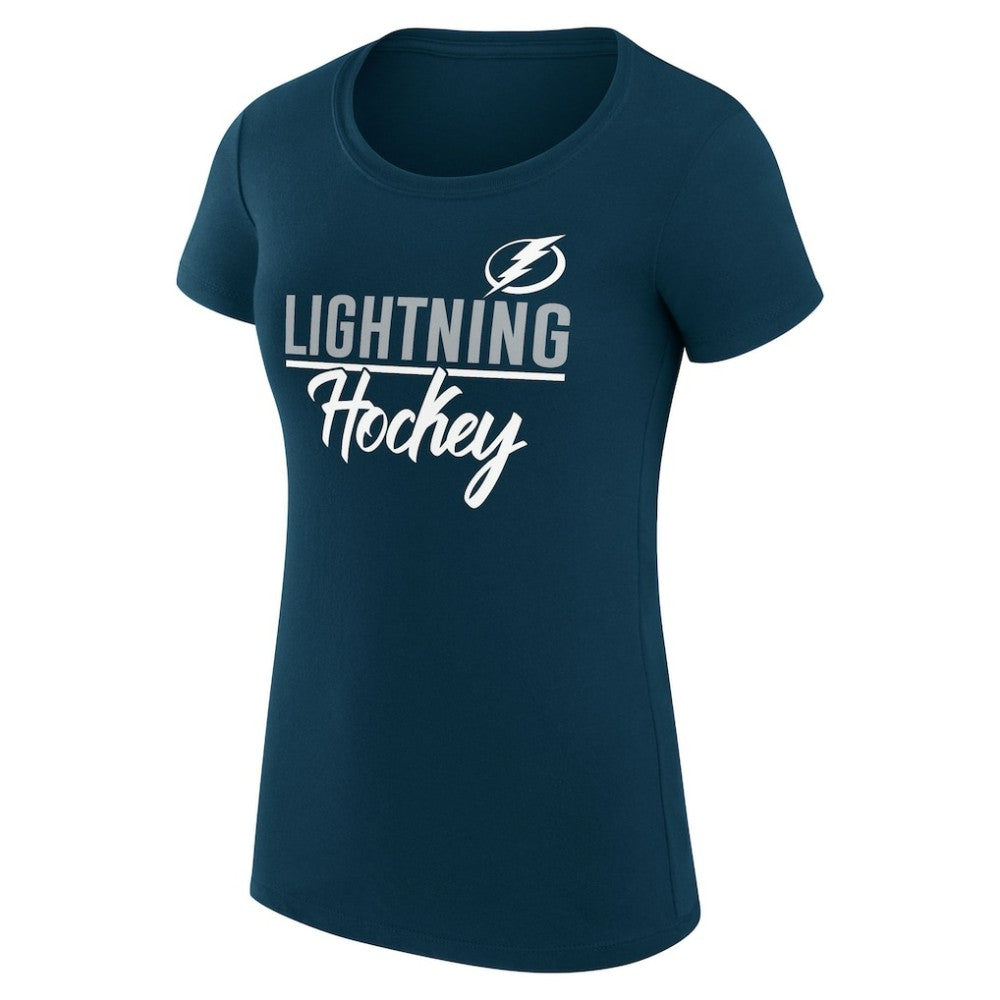 Tampa Bay Lightning G-III 4Her by Carl Banks Women's Super-Slim Fit Lightweight Team Sport T-Shirt -  NHL T-shirts
