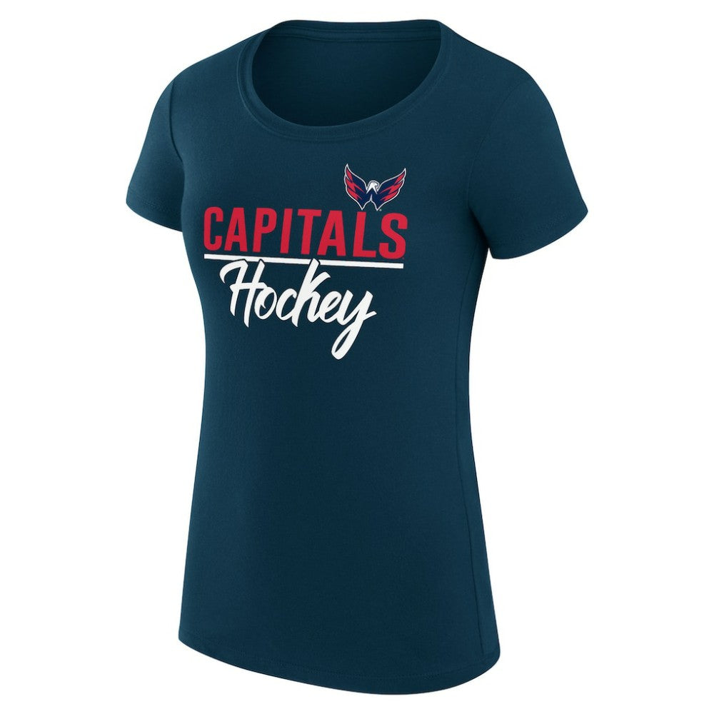 Washington Capitals G-III 4Her by Carl Banks Women's Super-Slim Fit Lightweight Team Sport T-Shirt -  NHL T-shirts