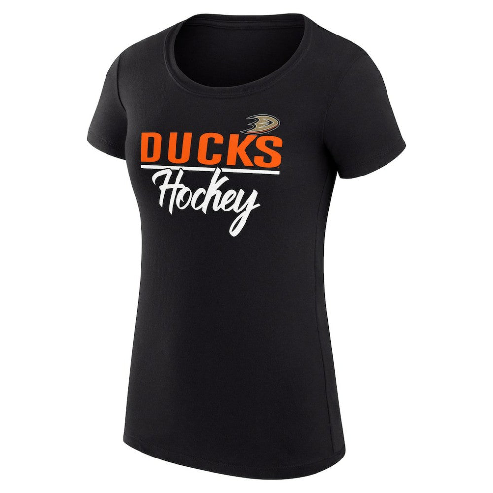 Anaheim Ducks G-III 4Her by Carl Banks Women's Super-Slim Fit Lightweight Team Sport T-Shirt -  NHL T-shirts