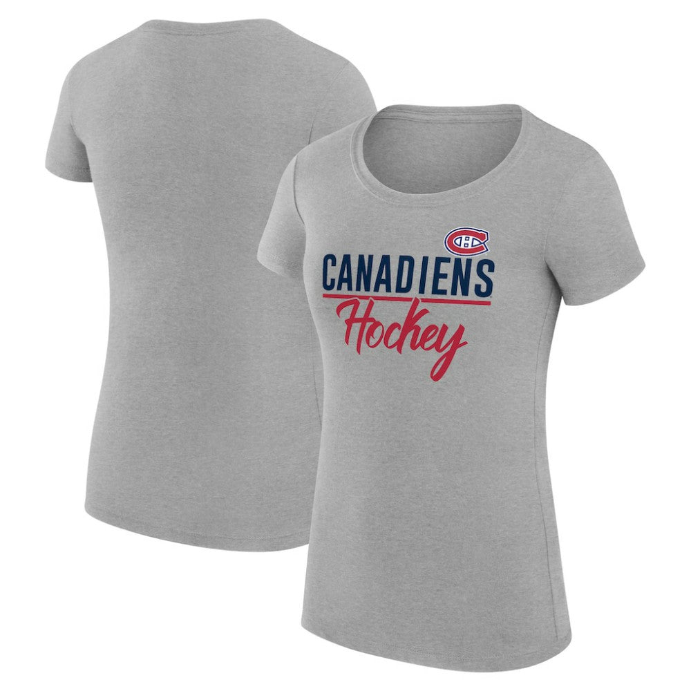 Montreal Canadiens G-III 4Her by Carl Banks Women's Super-Slim Fit Lightweight Team Sport T-Shirt -  NHL T-shirts