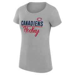 Montreal Canadiens G-III 4Her by Carl Banks Women's Super-Slim Fit Lightweight Team Sport T-Shirt -  NHL T-shirts