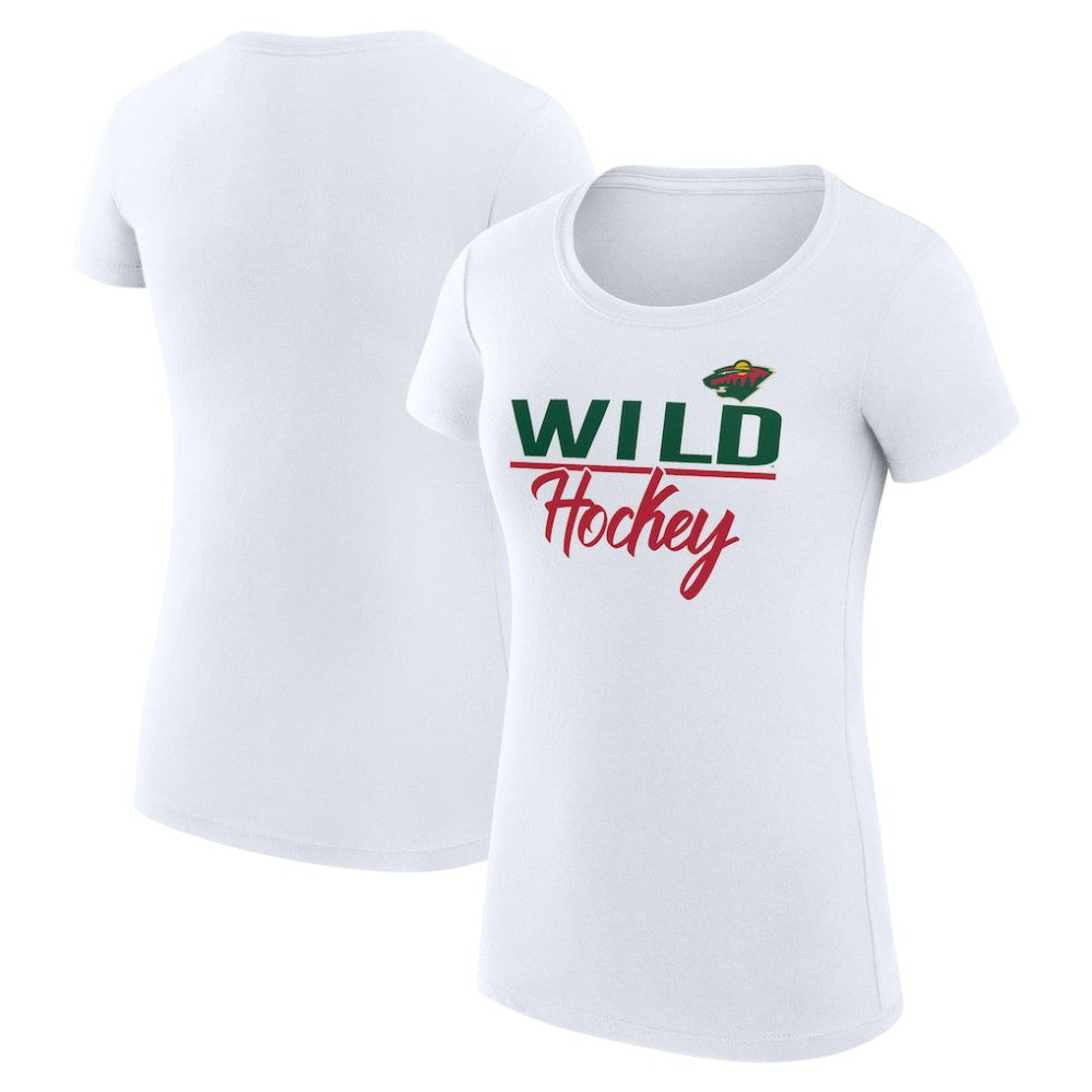 Minnesota Wild G-III 4Her by Carl Banks Women's Super-Slim Fit Lightweight Team Sport T-Shirt -  NHL T-shirts