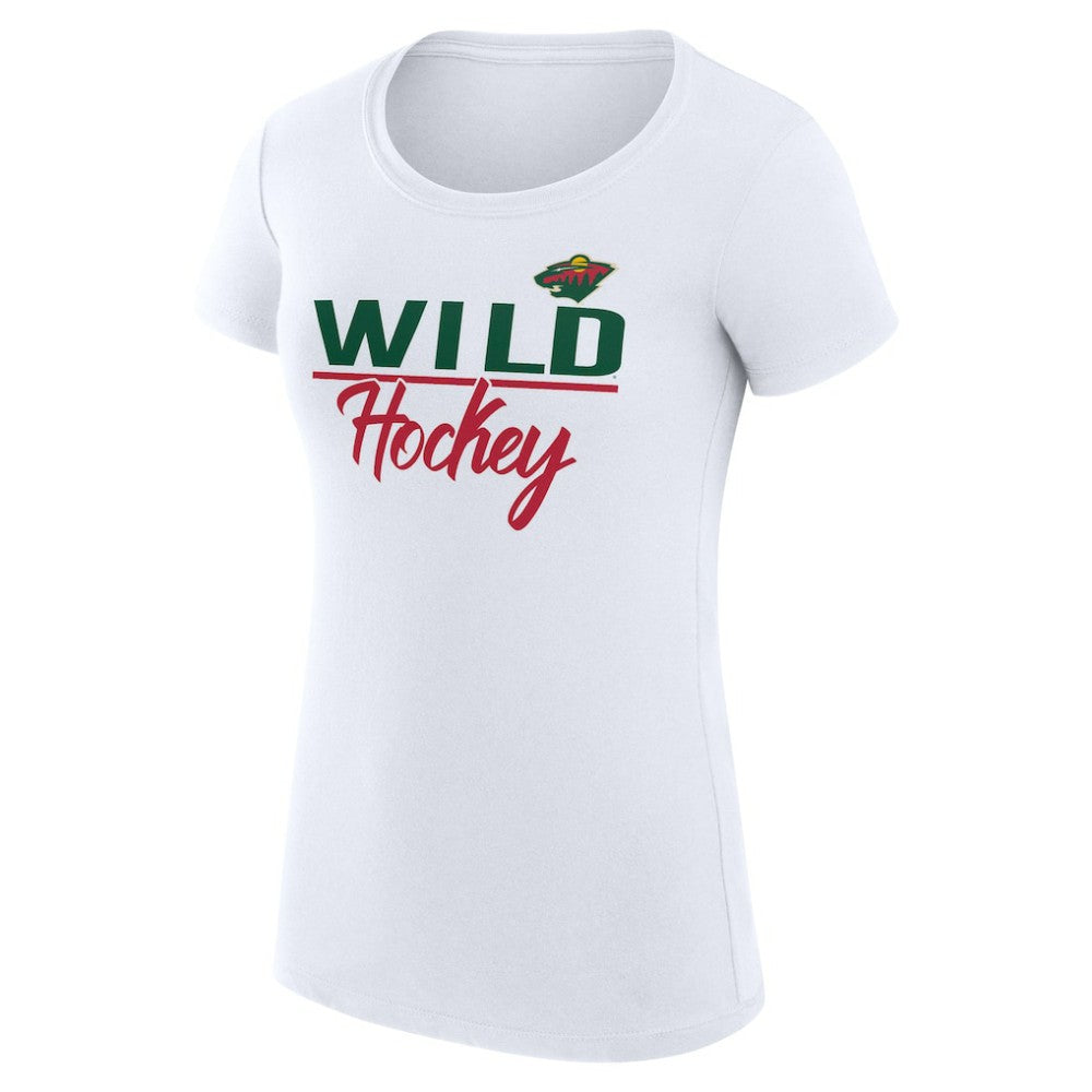 Minnesota Wild G-III 4Her by Carl Banks Women's Super-Slim Fit Lightweight Team Sport T-Shirt -  NHL T-shirts