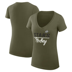 Dallas Stars G-III 4Her by Carl Banks Women's Super-Slim Fit Lightweight Team Sport V-Neck T-Shirt -  NHL T-shirts