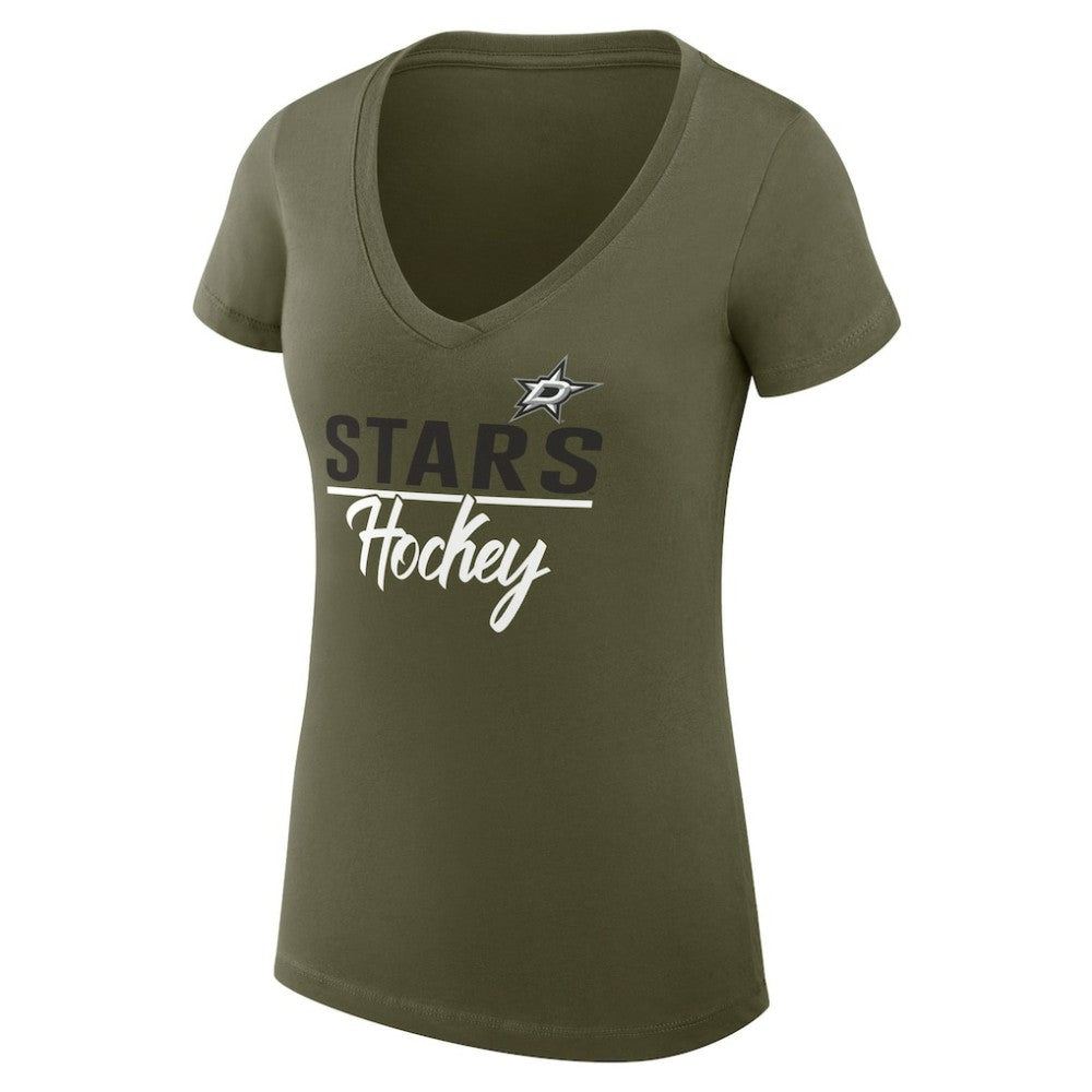 Dallas Stars G-III 4Her by Carl Banks Women's Super-Slim Fit Lightweight Team Sport V-Neck T-Shirt -  NHL T-shirts