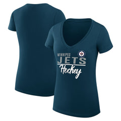 Winnipeg Jets G-III 4Her by Carl Banks Women's Super-Slim Fit Lightweight Graphic T-Shirt -  NHL T-shirts