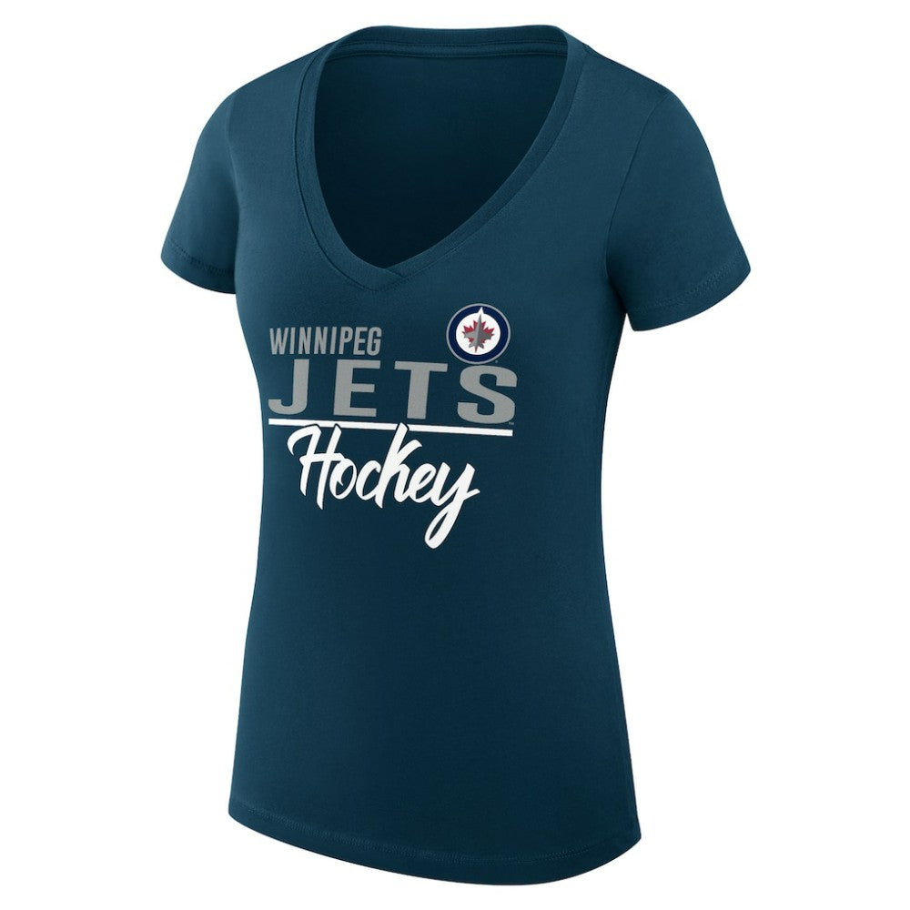 Winnipeg Jets G-III 4Her by Carl Banks Women's Super-Slim Fit Lightweight Graphic T-Shirt -  NHL T-shirts