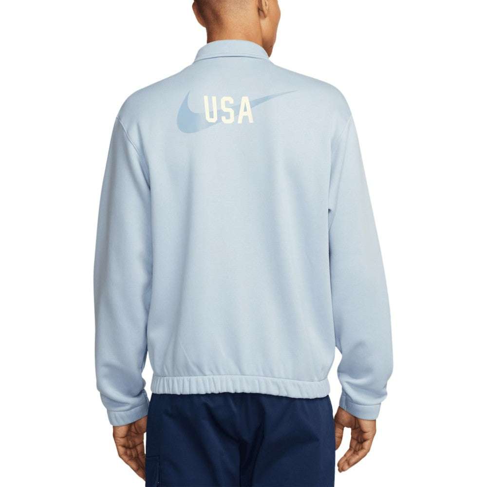 USMNT Club Fleece Harrington Full-Zip Jacket