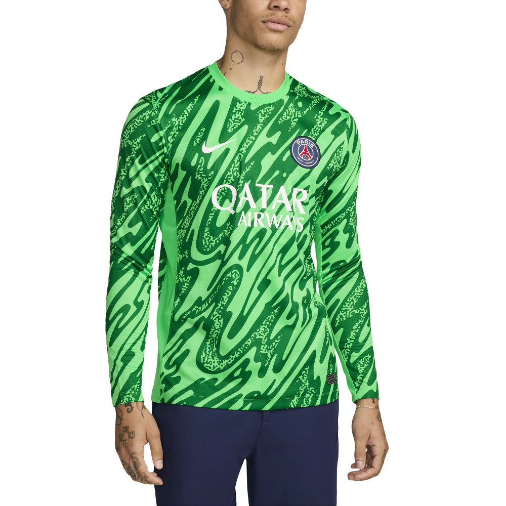 Paris Saint-Germain 2024/25 Goalkeeper Replica Stadium Long Sleeve Jersey