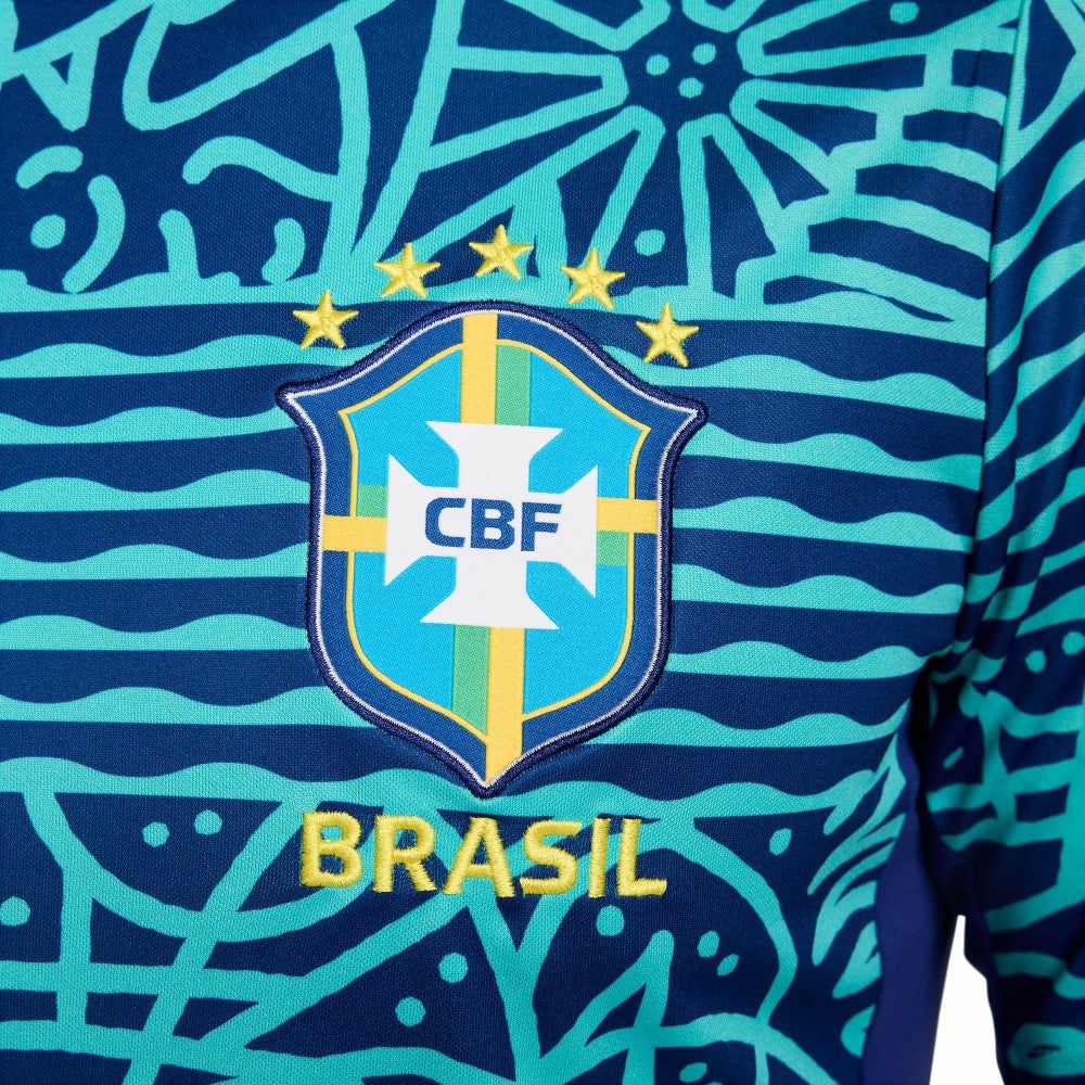Brazil National Team 2024 Academy Pro Pre-Match Top