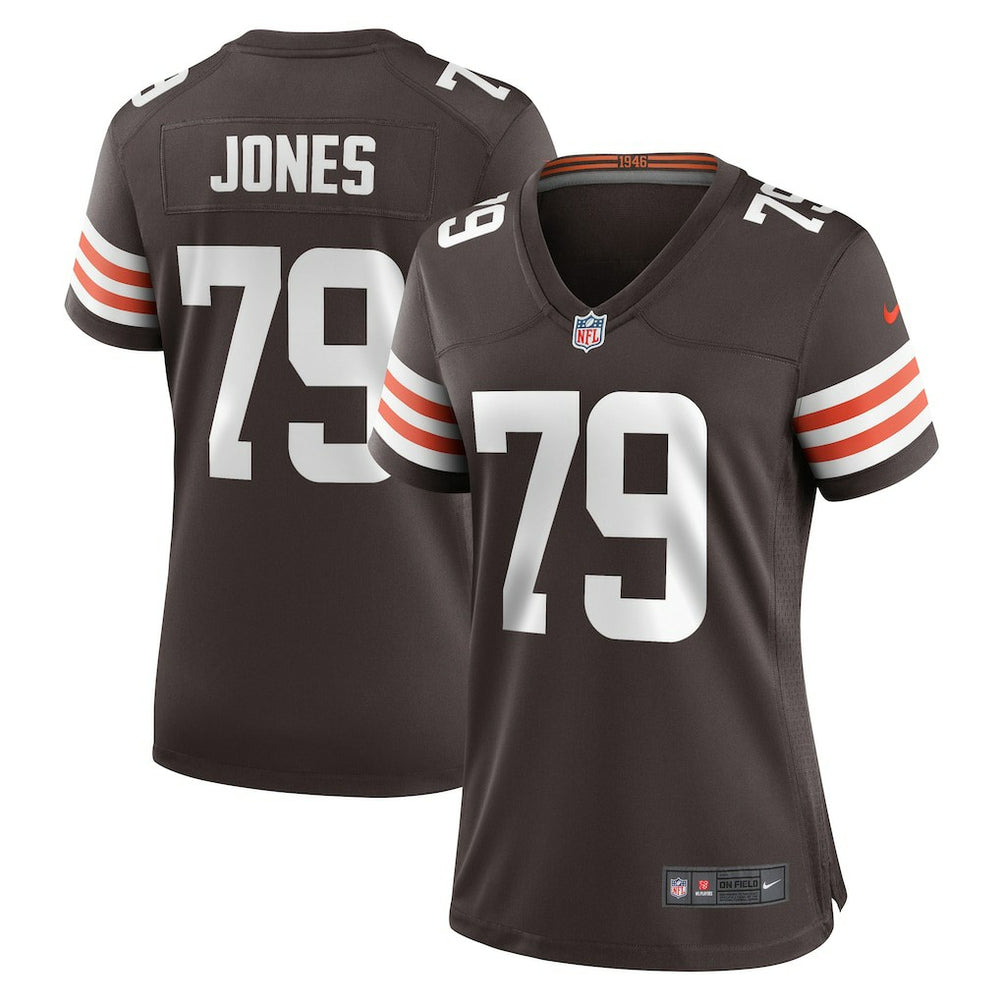 Cleveland Browns Dawand Jones  Women's Team Game Jersey | NFL Discount