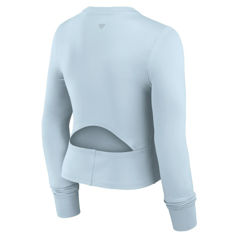 Los Angeles Dodgers Fanatics Women's Studio Fitted Long Sleeve Gym Top  - MLB Tops