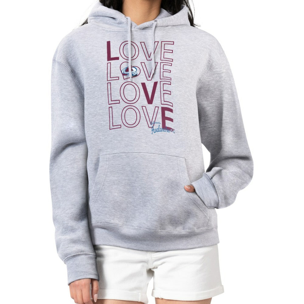 Colorado Avalanche G-III 4Her by Carl Banks Women's Hockey Love Fleece Pullover Hoodie -  NHL Hoodies