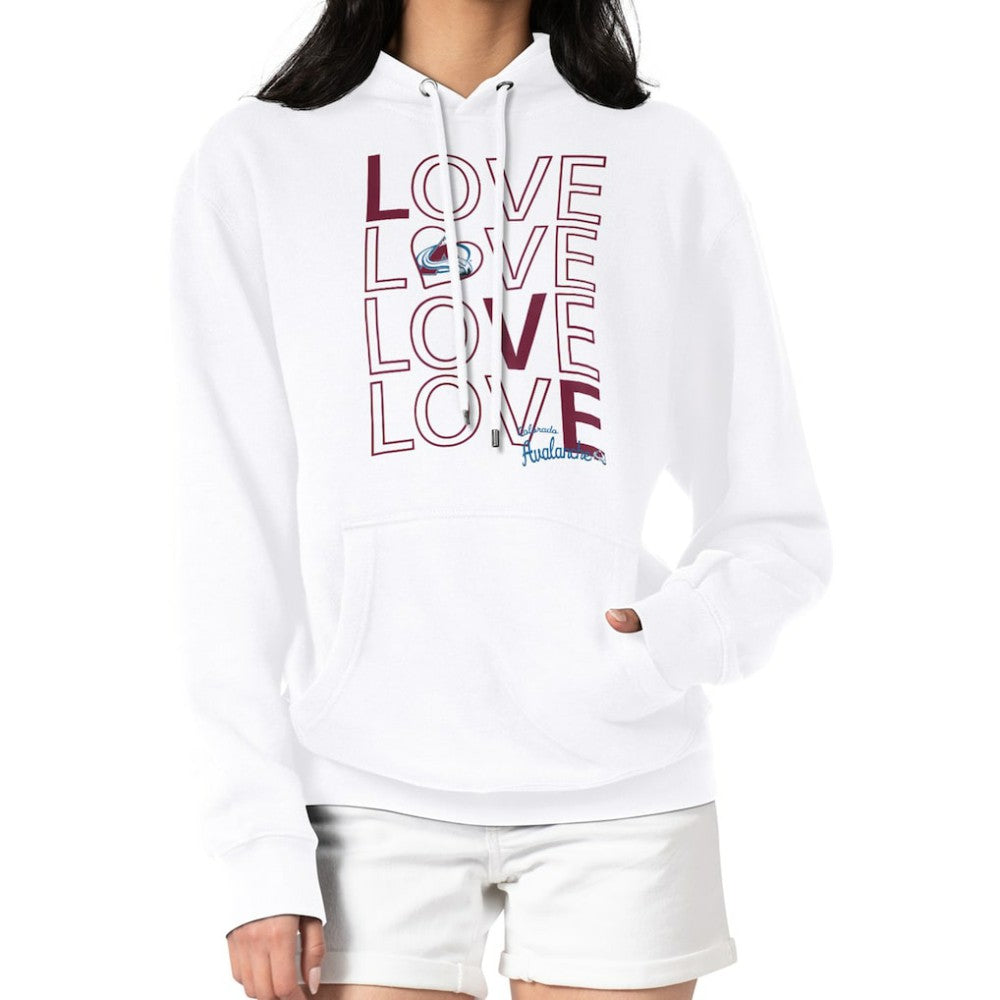 Colorado Avalanche G-III 4Her by Carl Banks Women's Hockey Love Fleece Pullover Hoodie -  NHL Hoodies