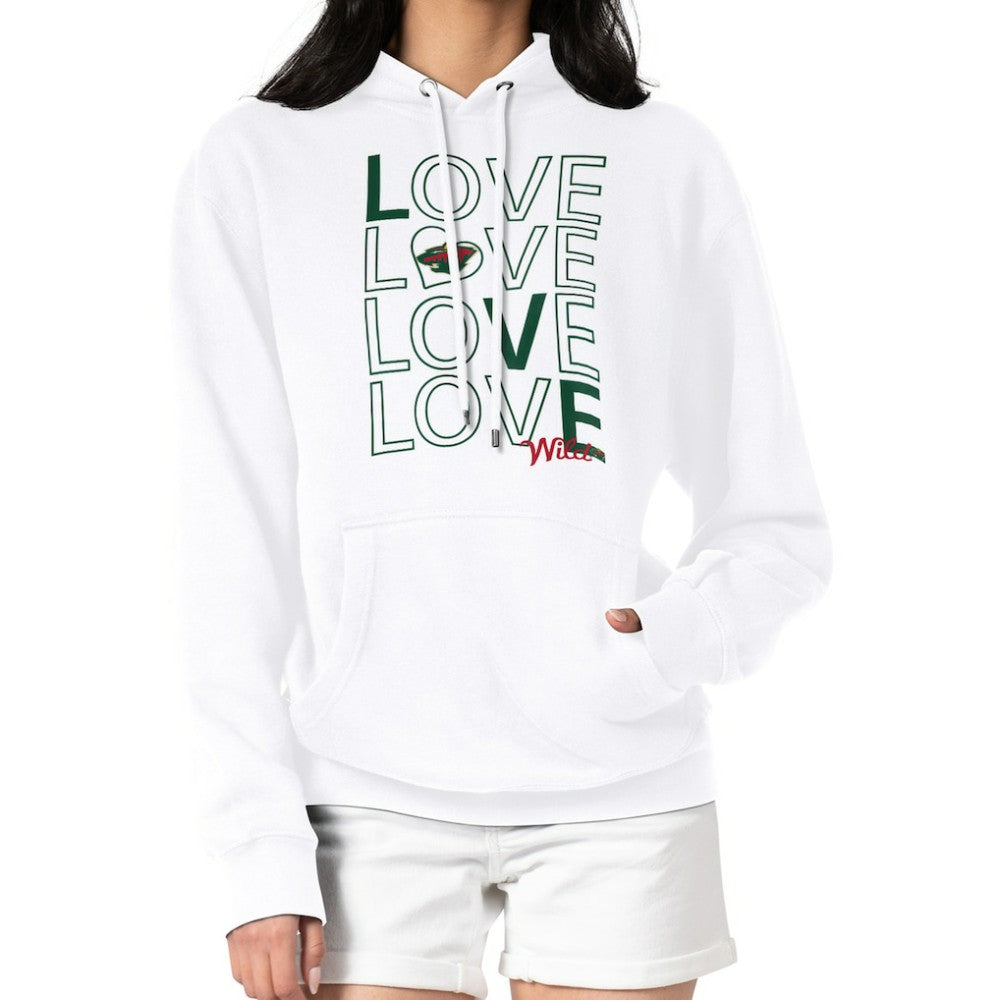 Minnesota Wild G-III 4Her by Carl Banks Women's Hockey Love Fleece Pullover Hoodie -  NHL Hoodies